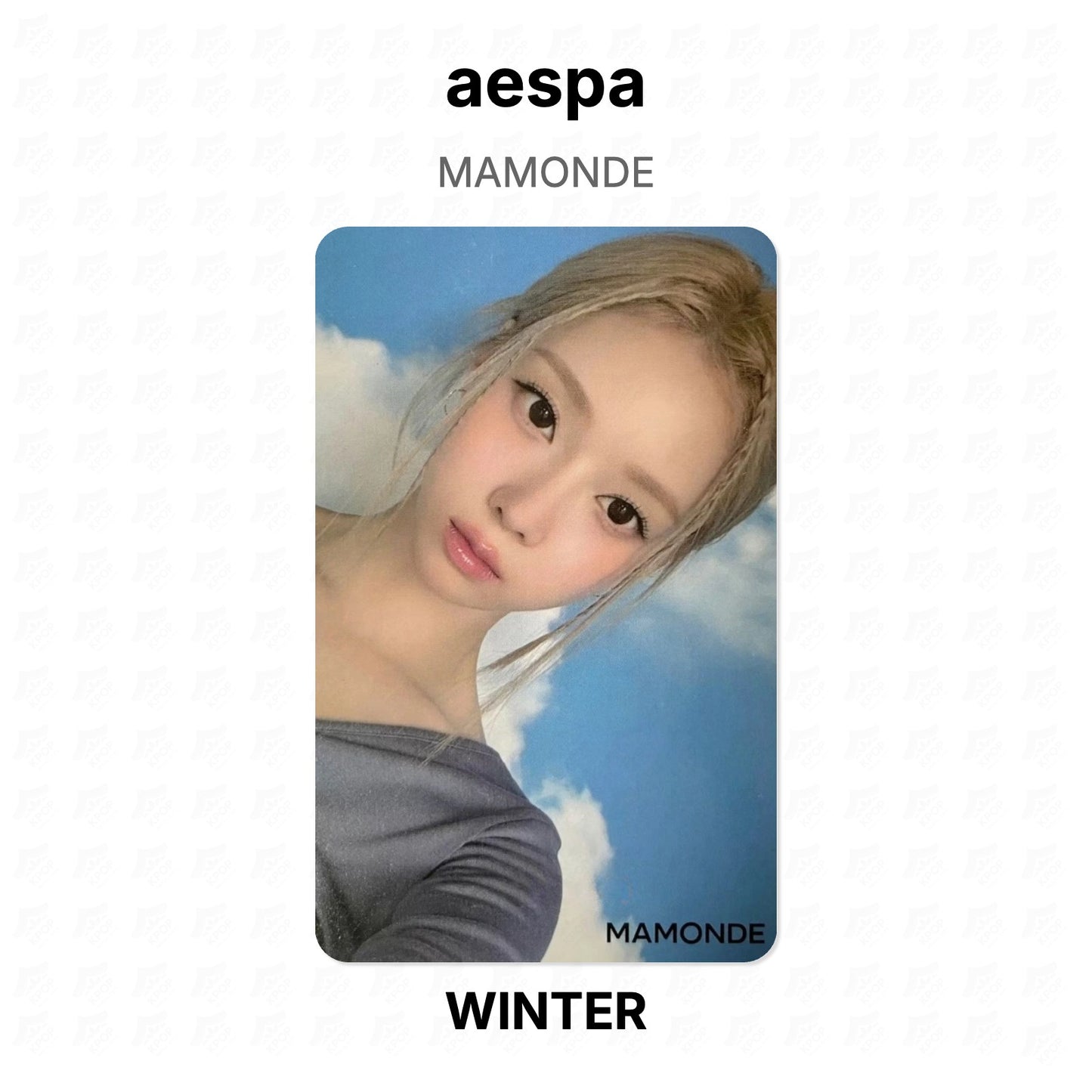 aespa MAMONDE Official Photocard