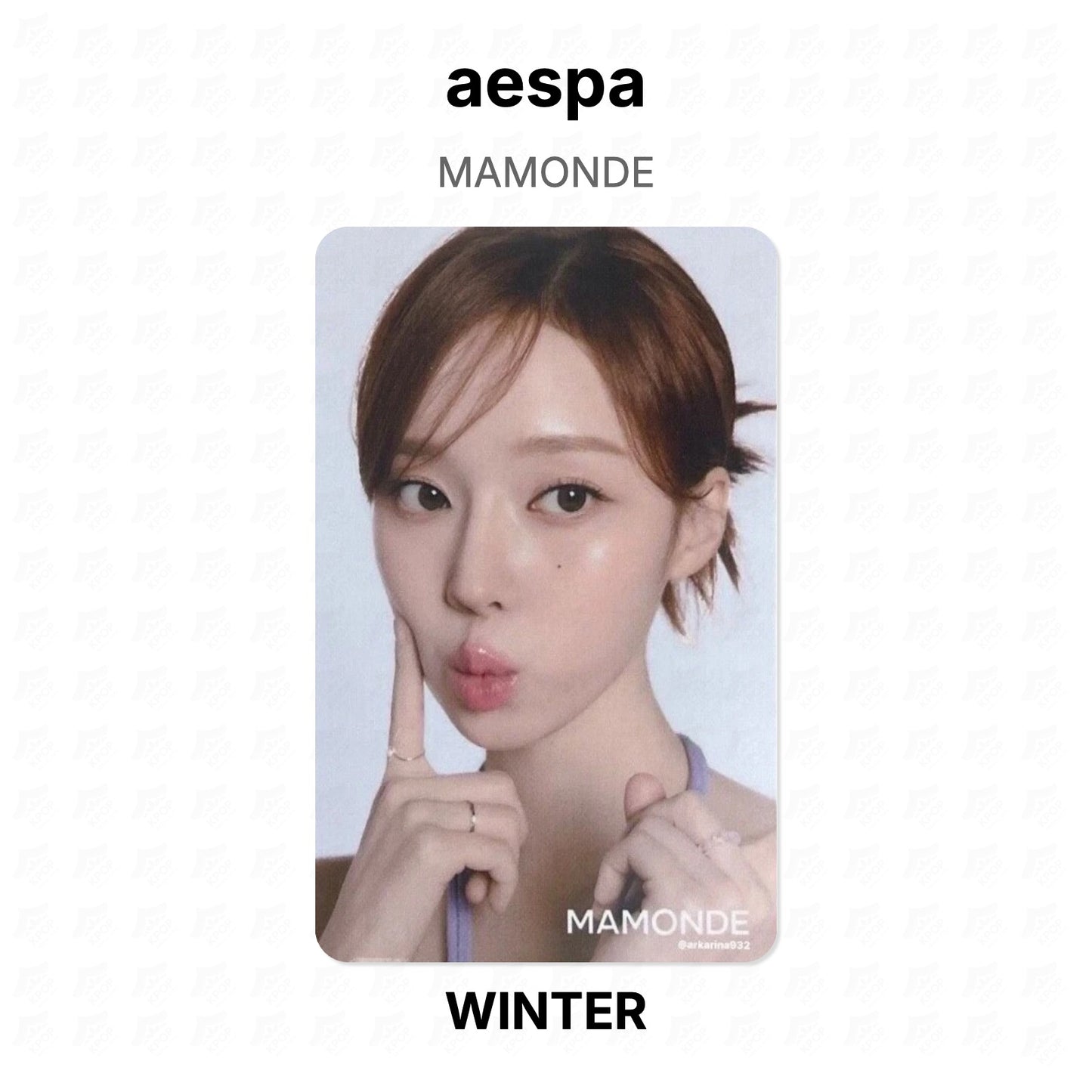 aespa MAMONDE Official Photocard