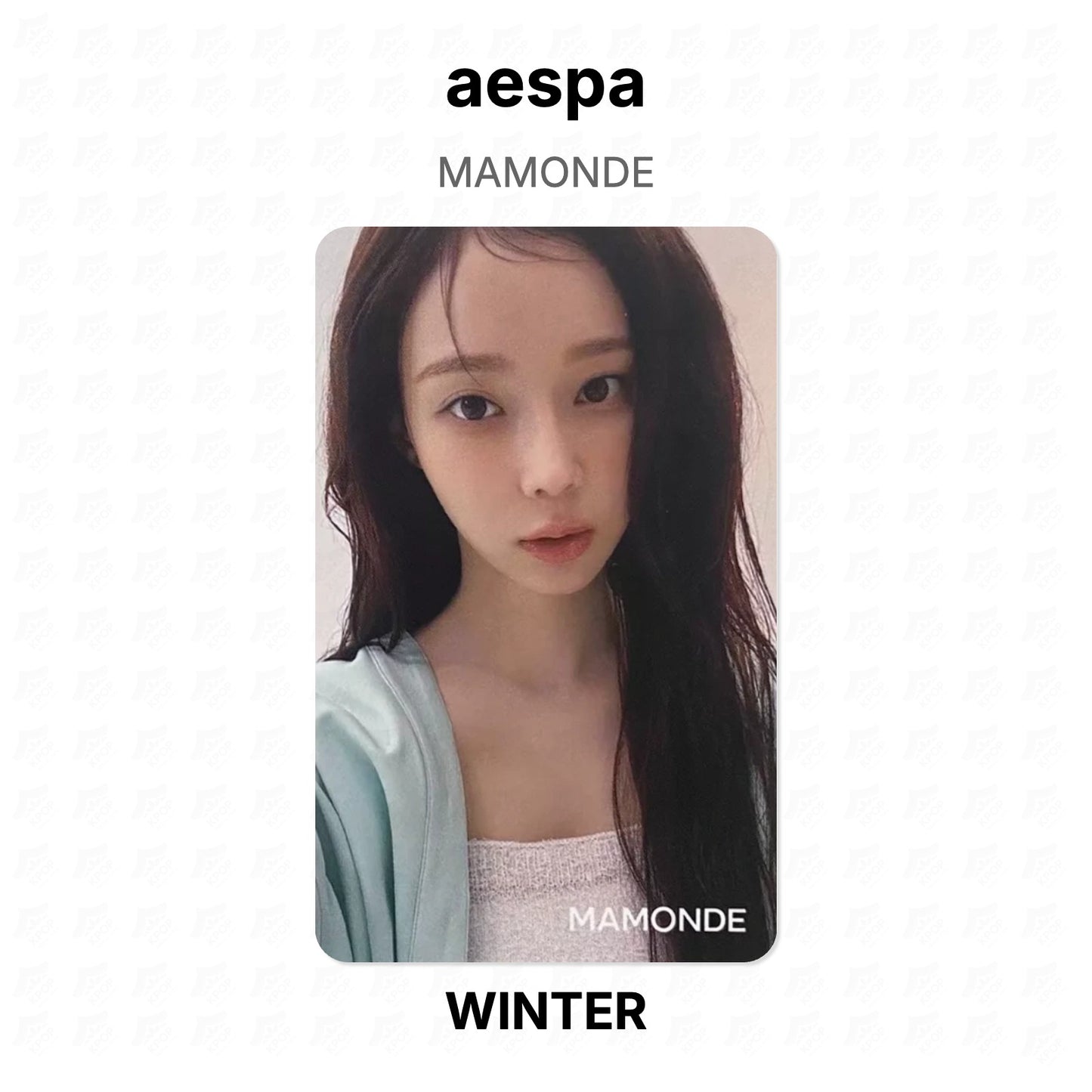 aespa MAMONDE Official Photocard