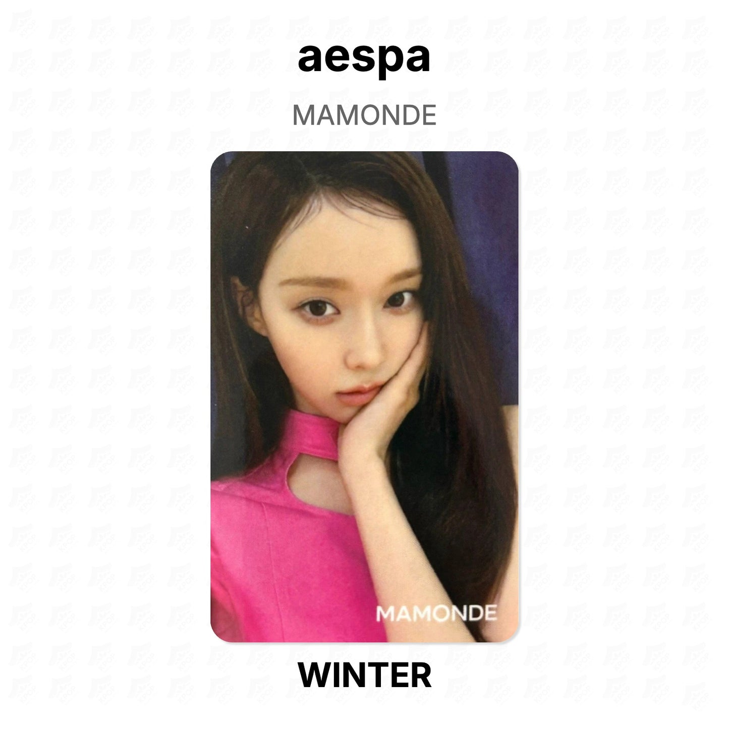 aespa MAMONDE Official Photocard