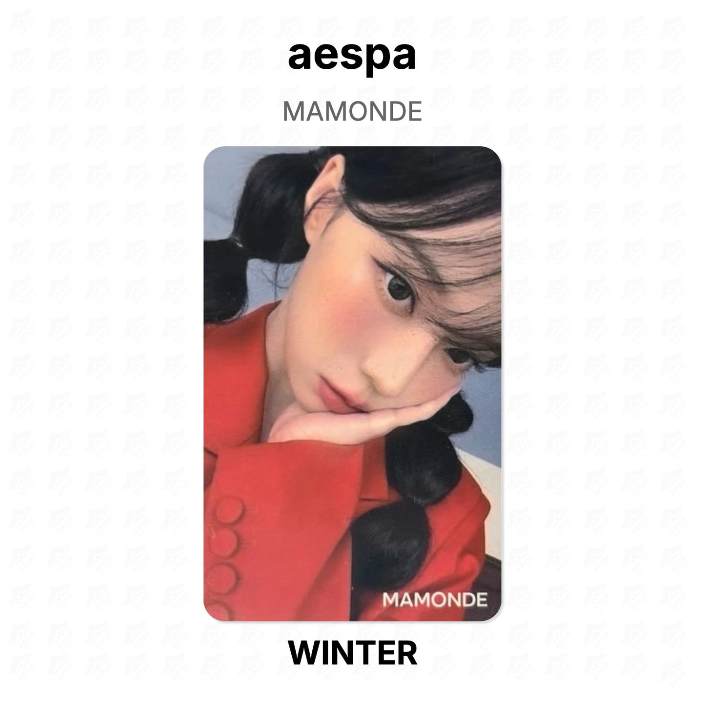 aespa MAMONDE Official Photocard