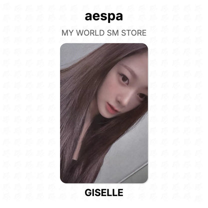 aespa MY WORLD SM STORE Official Photocard