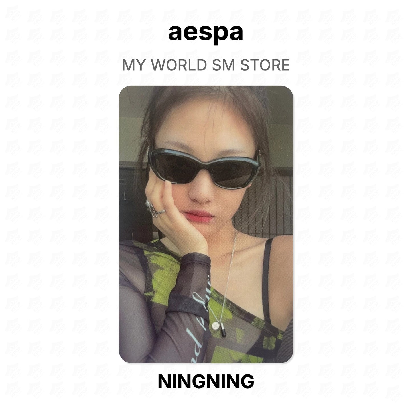 aespa MY WORLD SM STORE Official Photocard