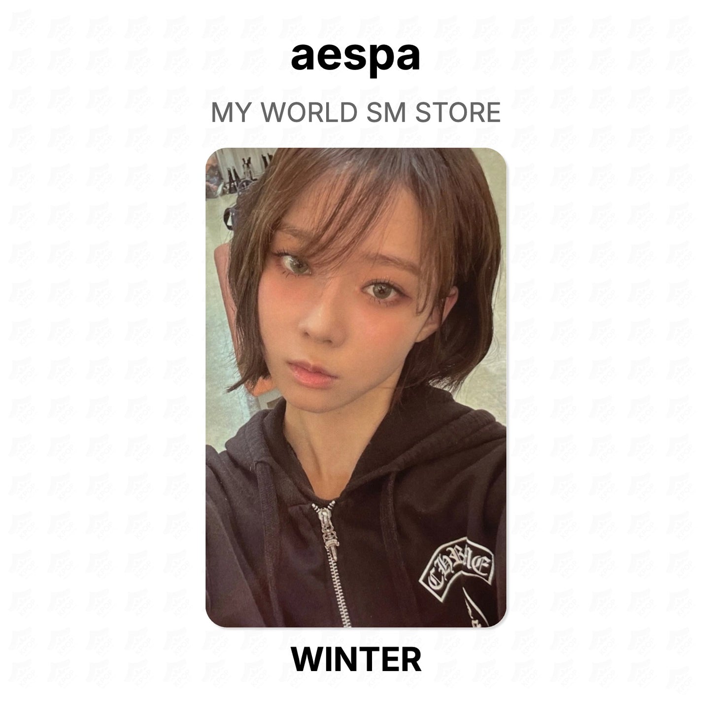 aespa MY WORLD SM STORE Official Photocard