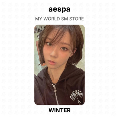 aespa MY WORLD SM STORE Official Photocard