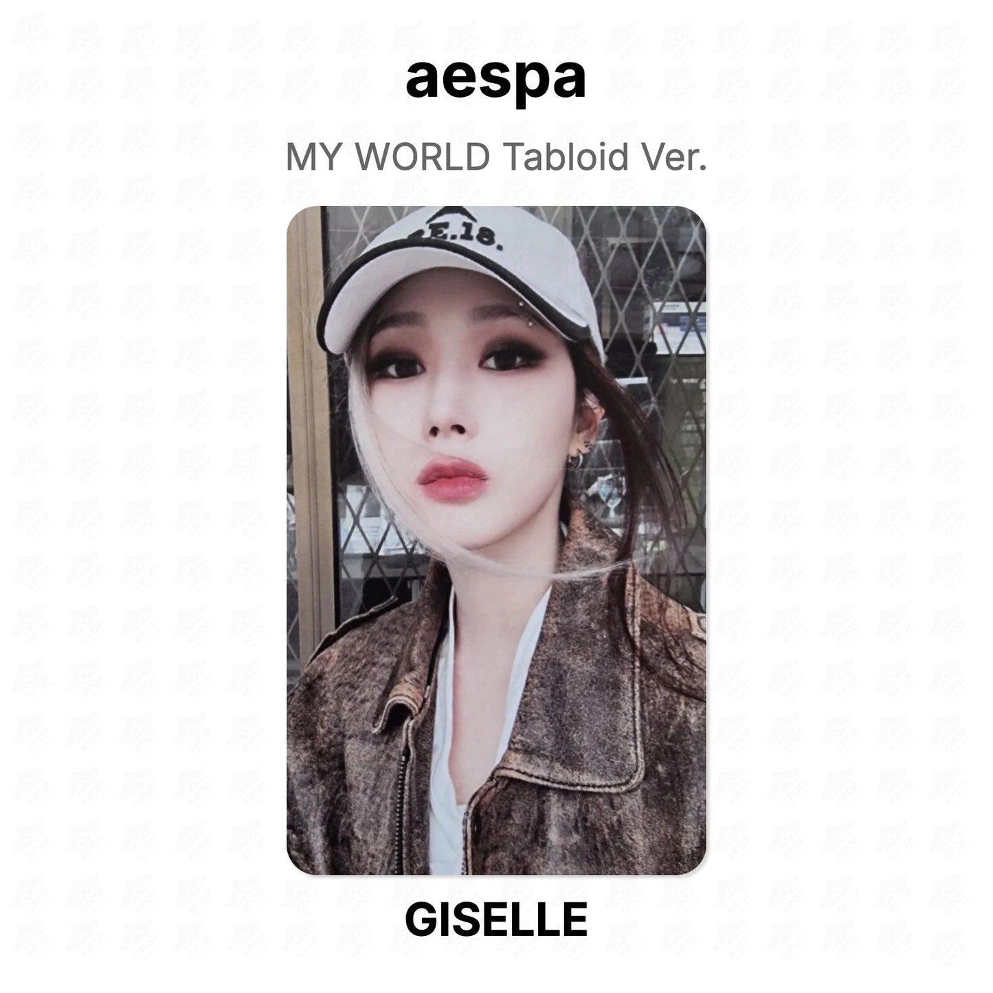 aespa MY WORLD Tabloid Ver. Official Photocard