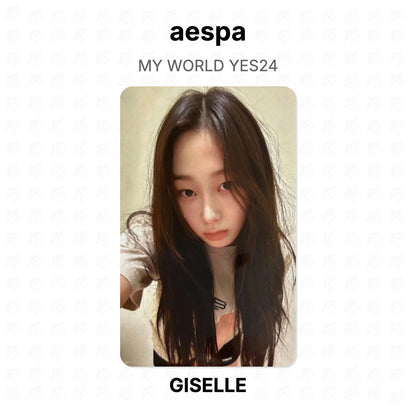 aespa MY WORLD YES24 Official Photocard