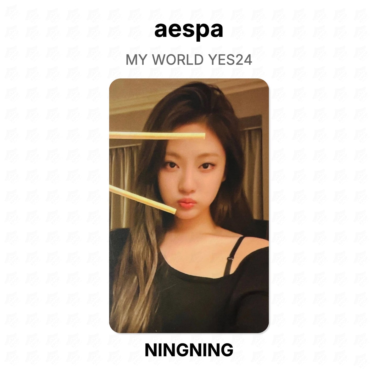 aespa MY WORLD YES24 Official Photocard