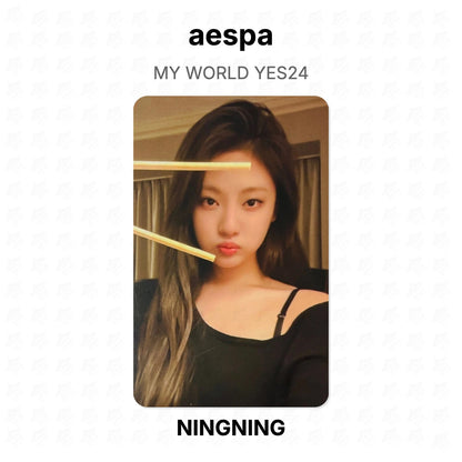 aespa MY WORLD YES24 Official Photocard