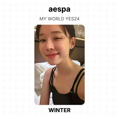aespa MY WORLD YES24 Official Photocard