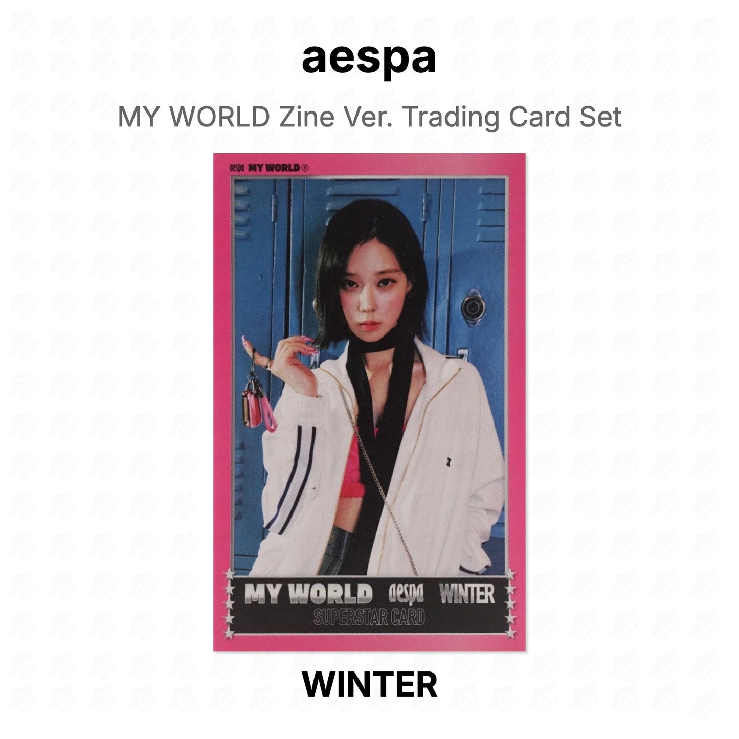 aespa MY WORLD Zine Ver. Trading Card Set Official Photocard