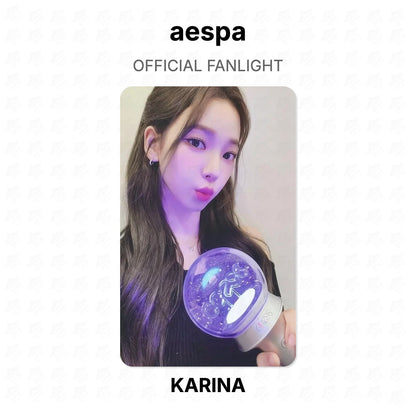aespa OFFICIAL FANLIGHT Official Photocard