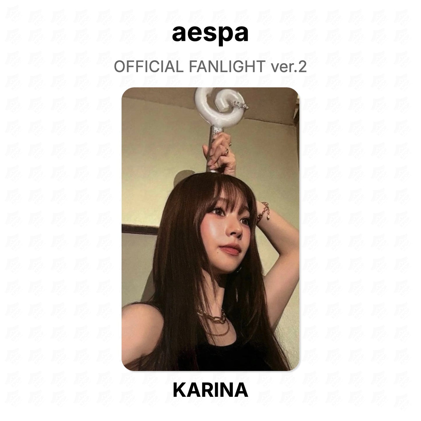 aespa OFFICIAL FANLIGHT ver.2 Official Photocard