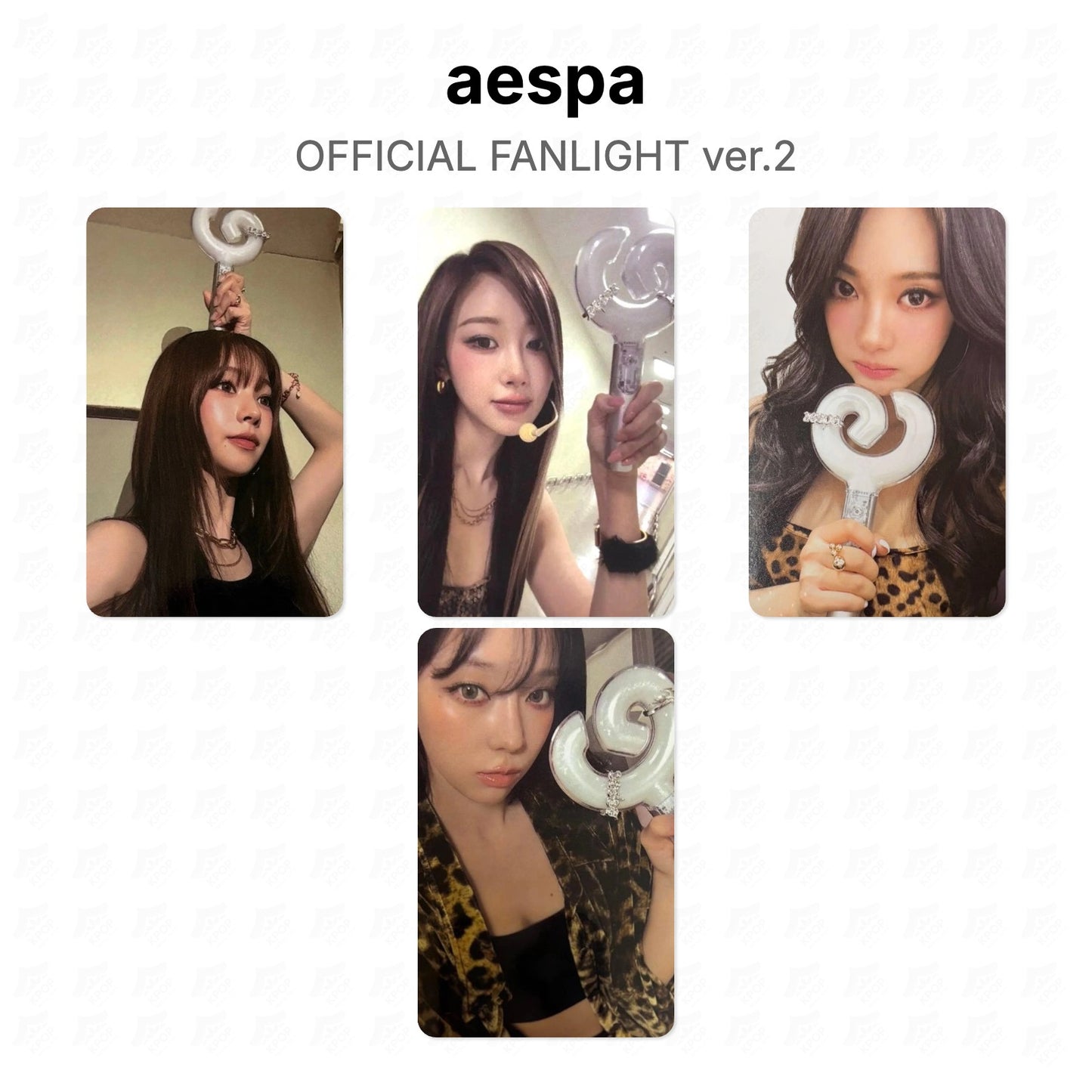 aespa OFFICIAL FANLIGHT ver.2 Official Photocard