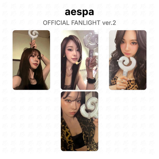 aespa OFFICIAL FANLIGHT ver.2 Official Photocard