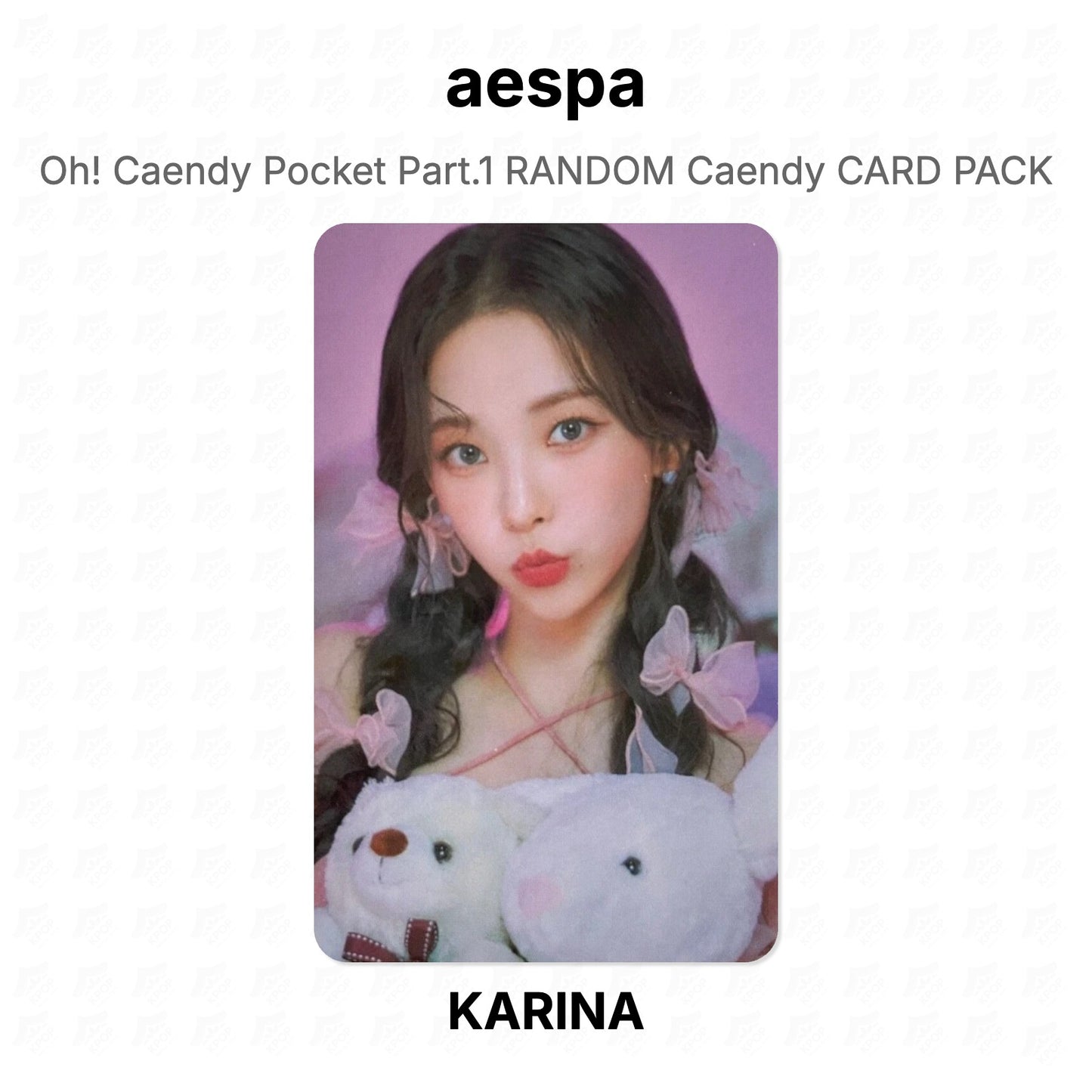 aespa Oh! Caendy Pocket Part.1 RANDOM Caendy CARD PACK Official Photocard