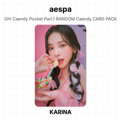 aespa Oh! Caendy Pocket Part.1 RANDOM Caendy CARD PACK Official Photocard
