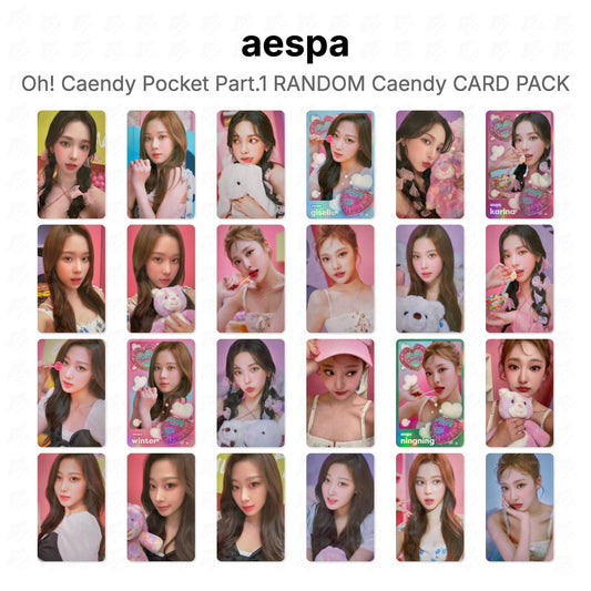 aespa Oh! Caendy Pocket Part.1 RANDOM Caendy CARD PACK Official Photocard