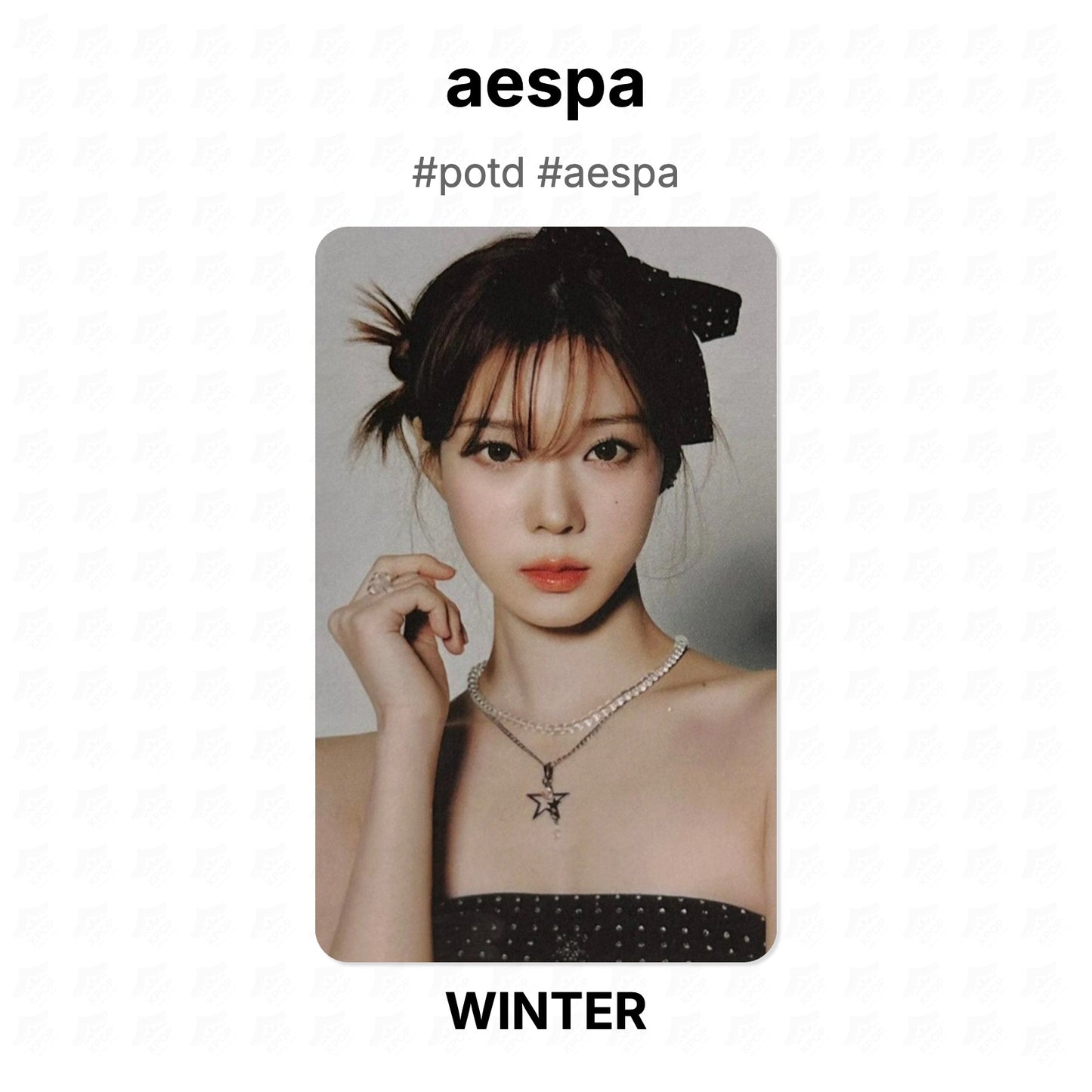 aespa #potd #aespa Official Photocard