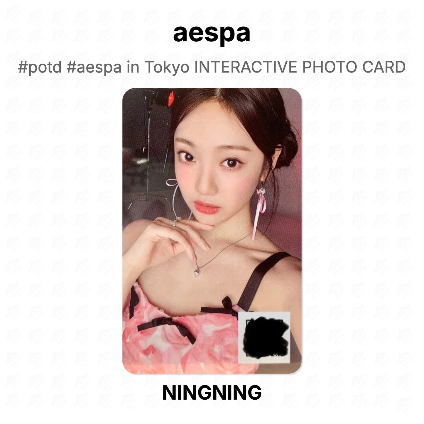 aespa #potd #aespa in Tokyo INTERACTIVE PHOTO CARD Official Photocard