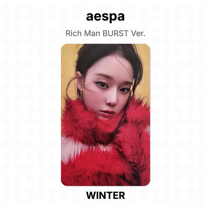 aespa Rich Man BURST Ver. Official Photocard