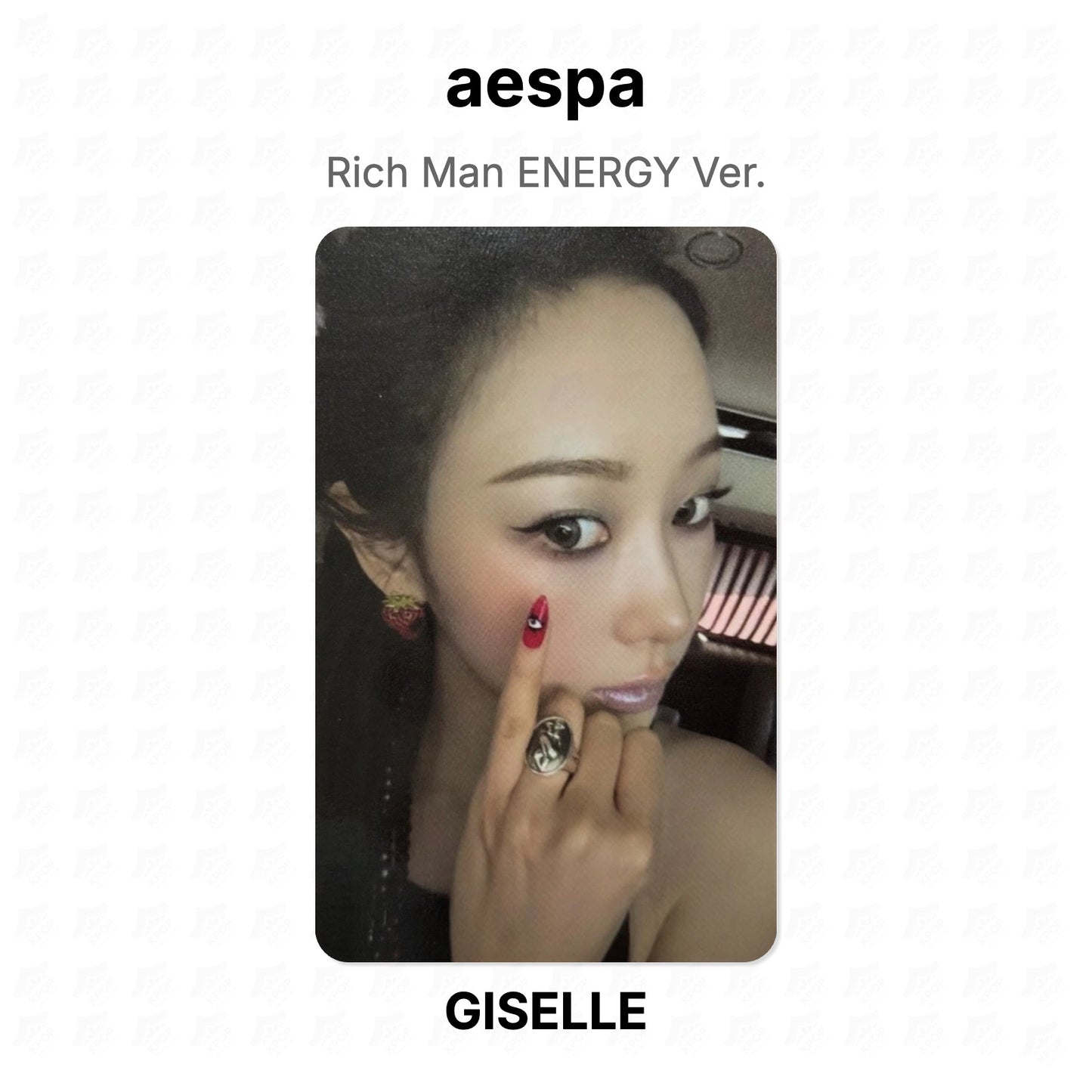 aespa Rich Man ENERGY Ver. Official Photocard