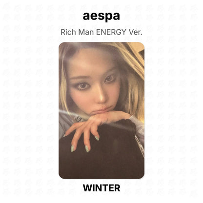 aespa Rich Man ENERGY Ver. Official Photocard