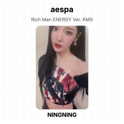 aespa Rich Man ENERGY Ver. KMS Official Photocard