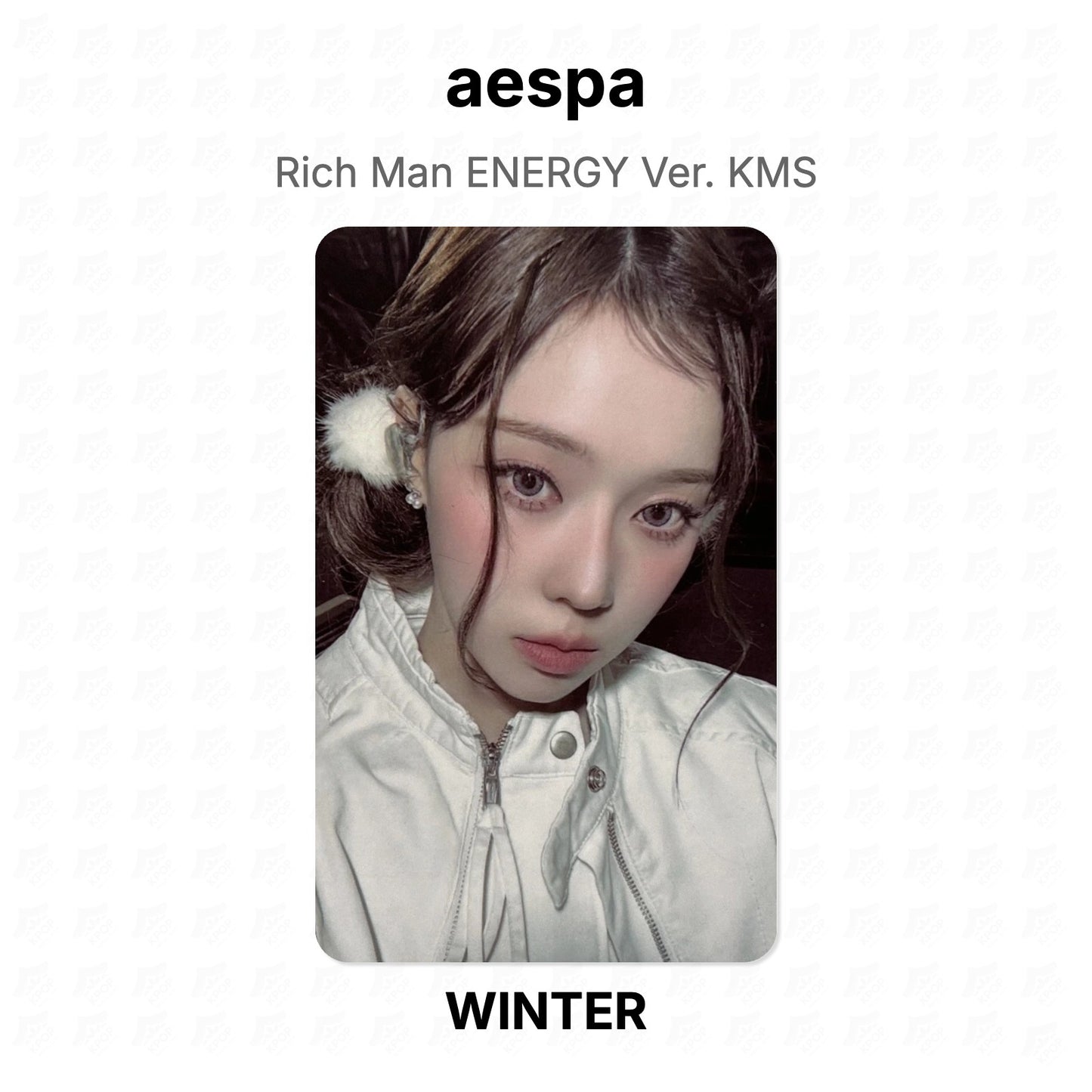 aespa Rich Man ENERGY Ver. KMS Official Photocard