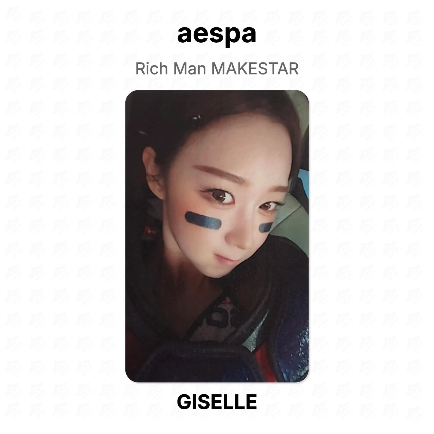 aespa Rich Man MAKESTAR Official Photocard