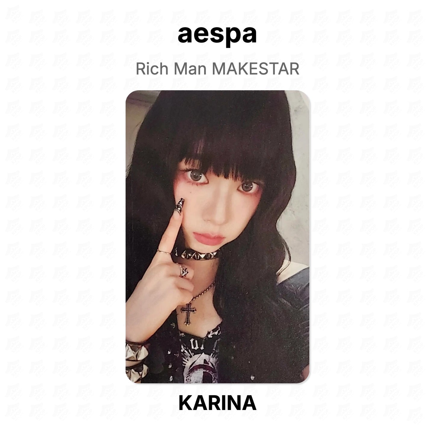 aespa Rich Man MAKESTAR Official Photocard