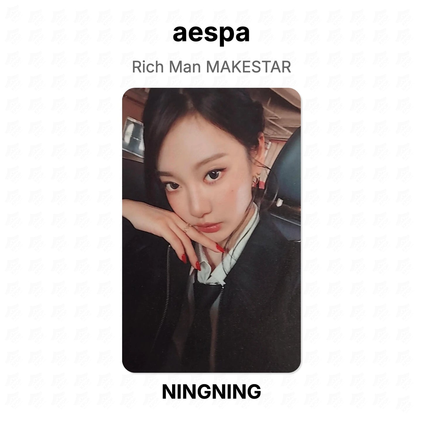 aespa Rich Man MAKESTAR Official Photocard