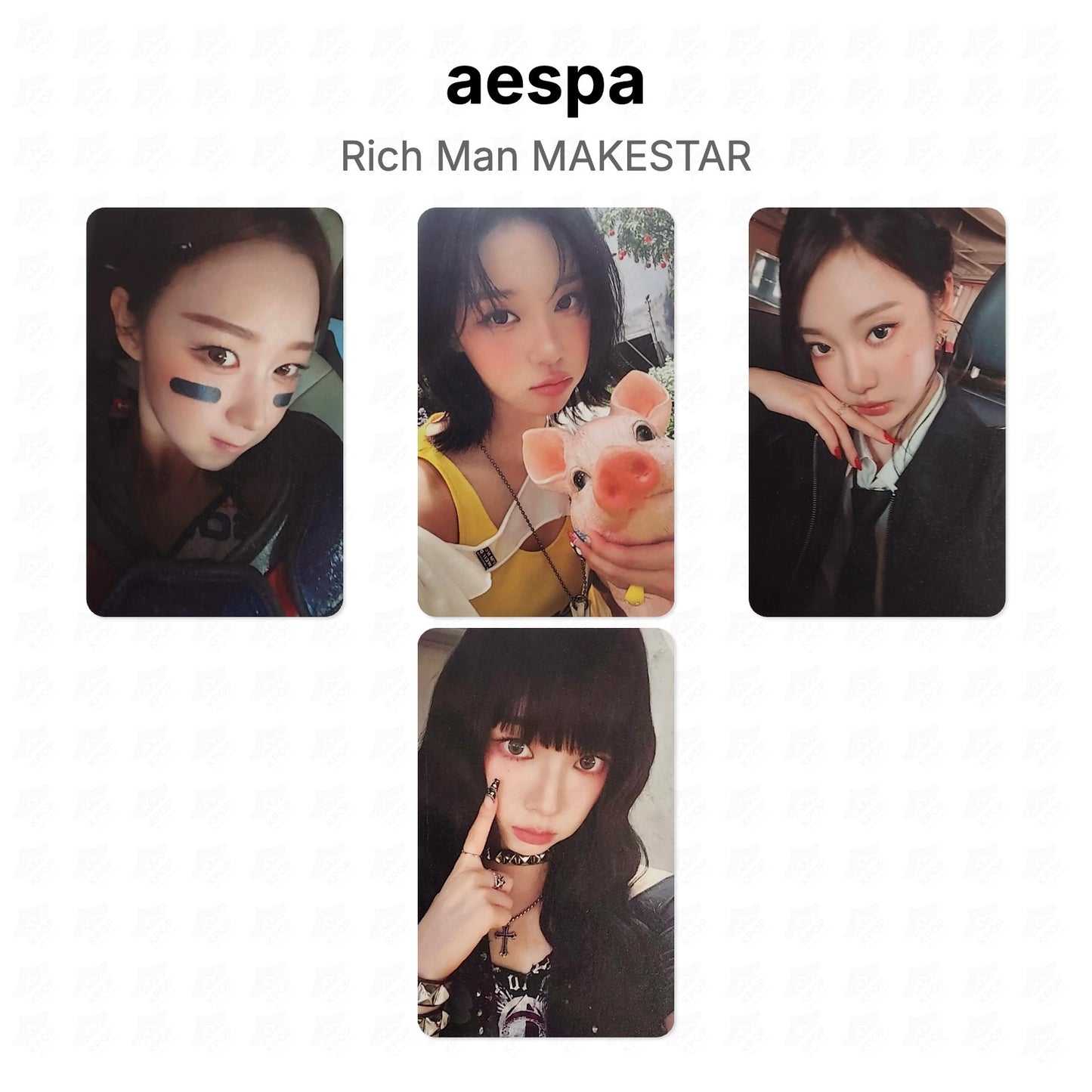 aespa Rich Man MAKESTAR Official Photocard