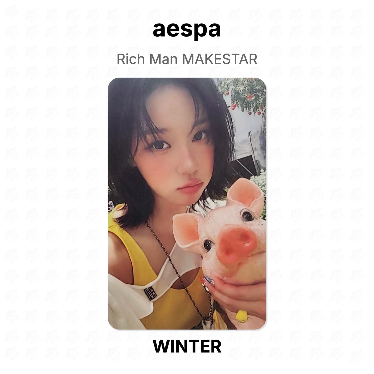 aespa Rich Man MAKESTAR Official Photocard