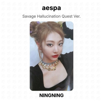 aespa Savage Hallucination Quest Ver. Official Photocard