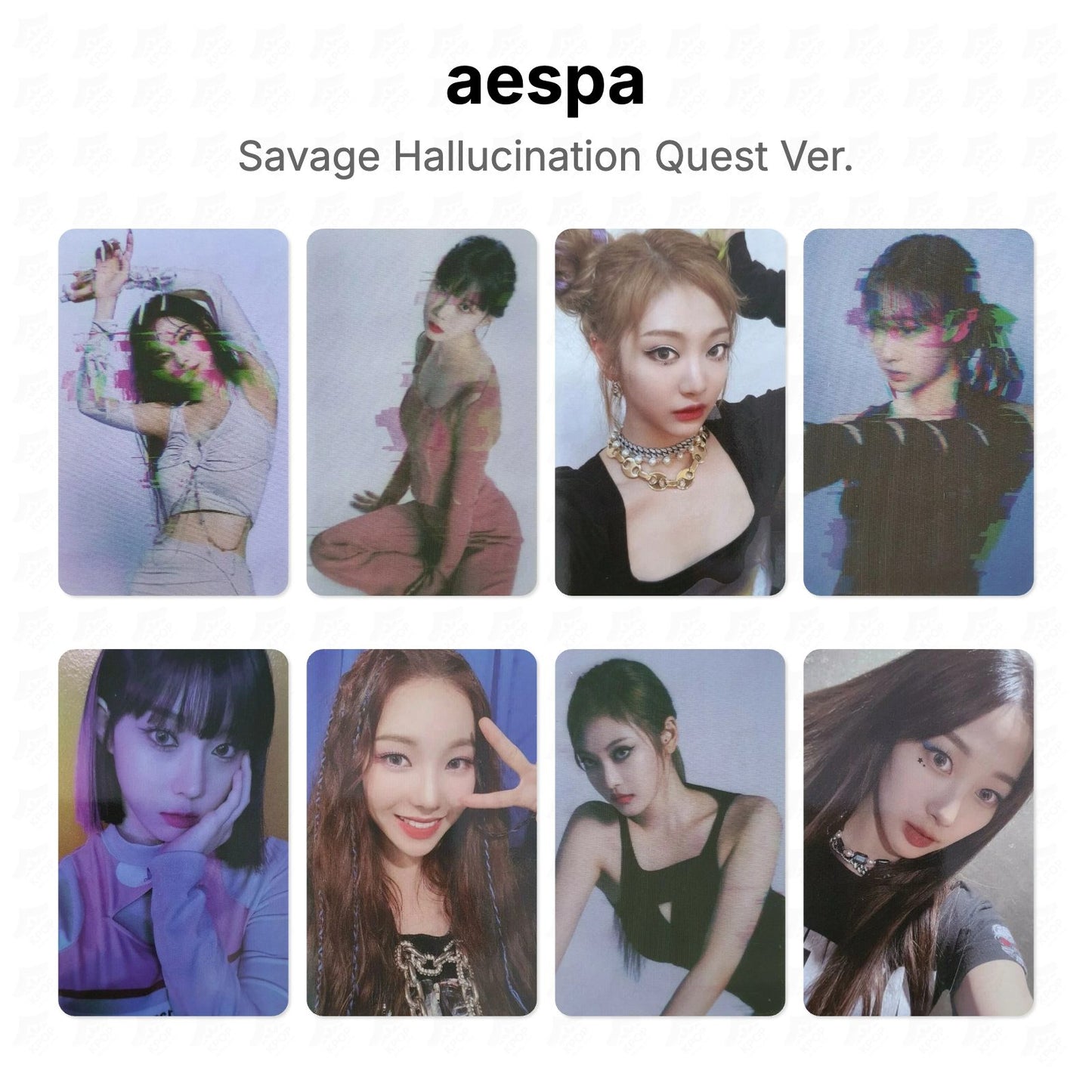 aespa Savage Hallucination Quest Ver. Official Photocard