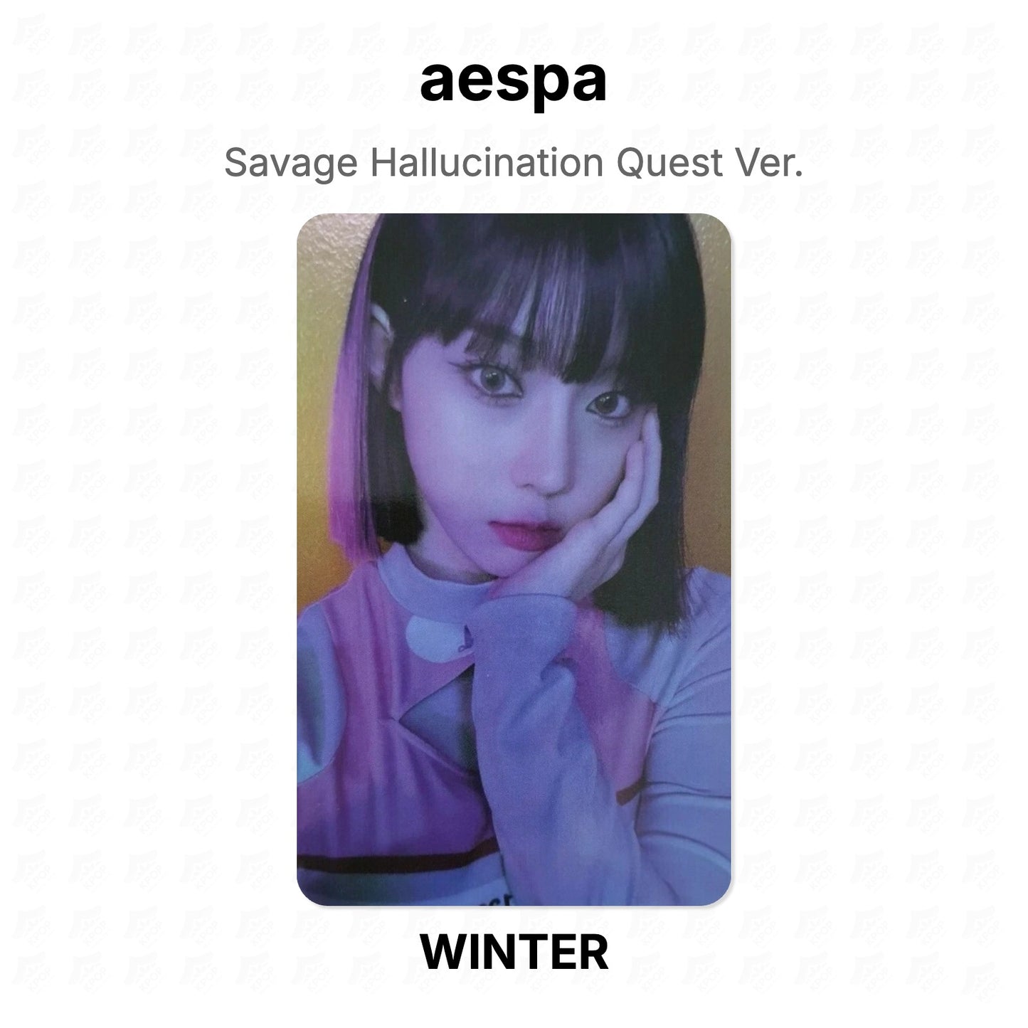 aespa Savage Hallucination Quest Ver. Official Photocard