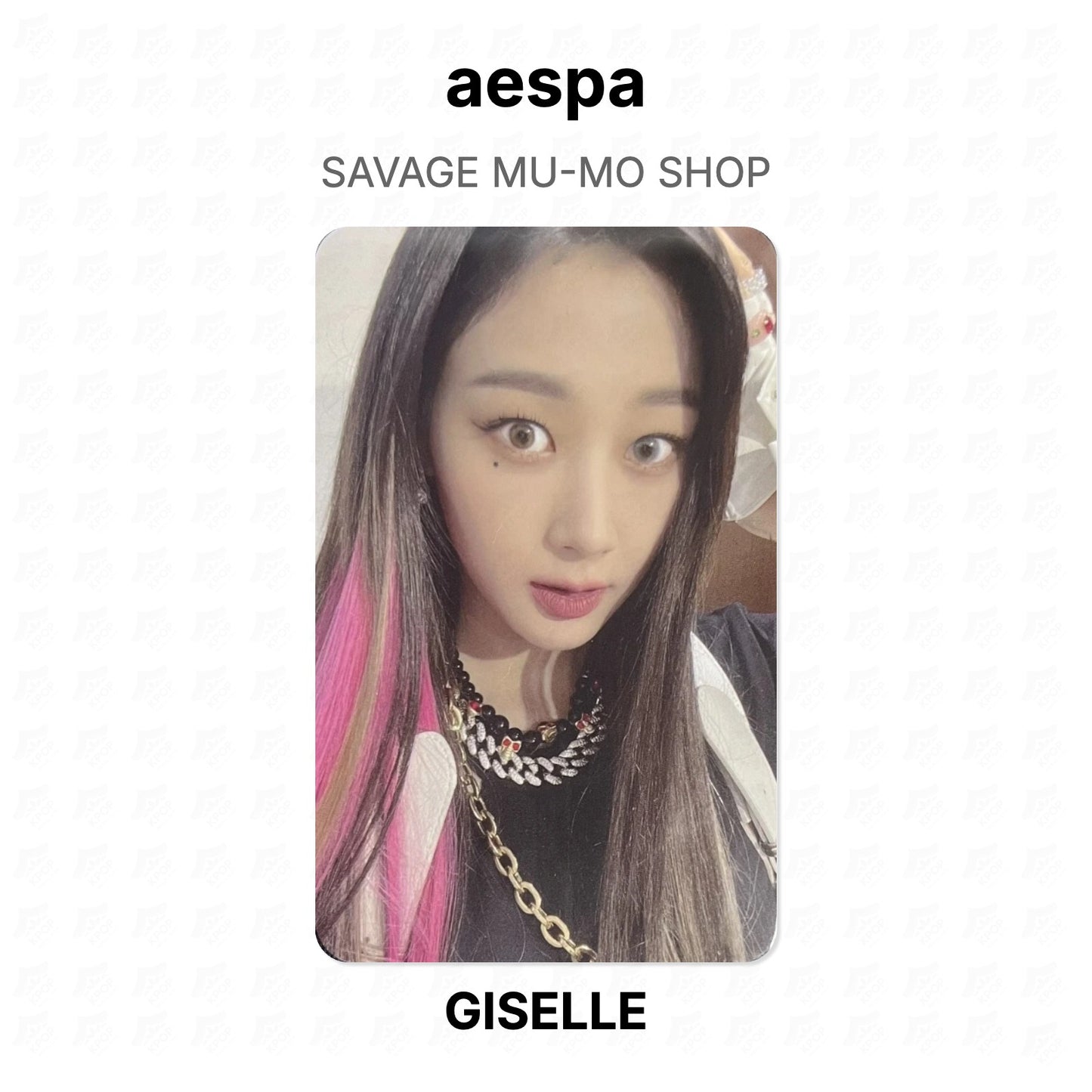 aespa SAVAGE MU-MO SHOP Official Photocard