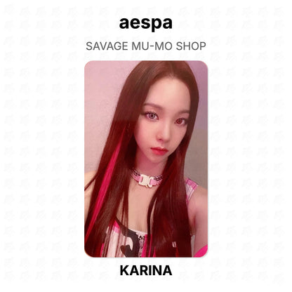 aespa SAVAGE MU-MO SHOP Official Photocard