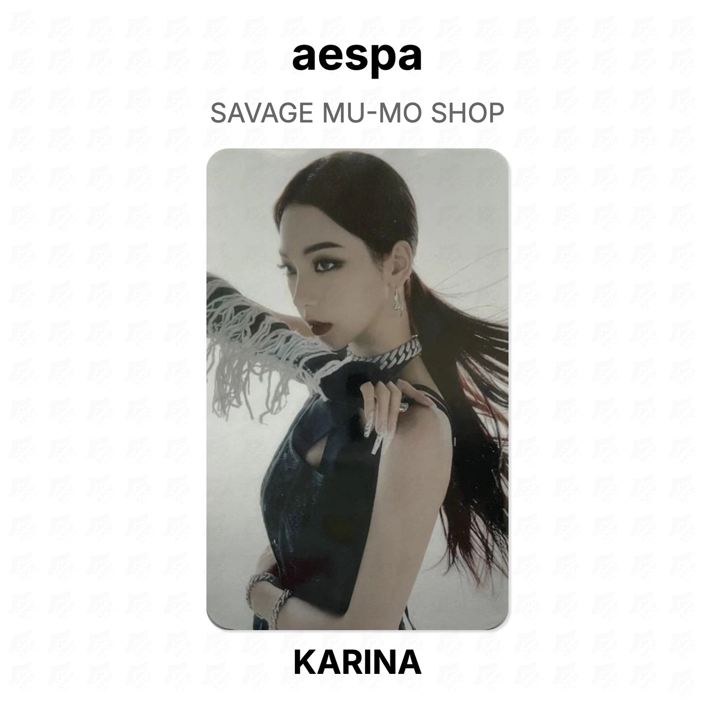 aespa SAVAGE MU-MO SHOP Official Photocard