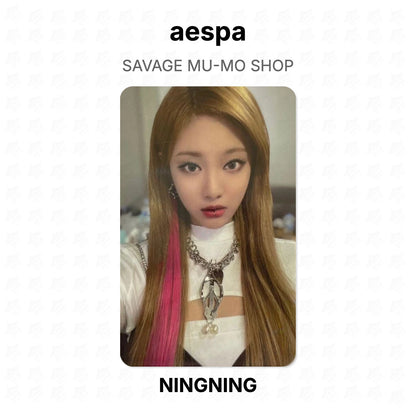aespa SAVAGE MU-MO SHOP Official Photocard