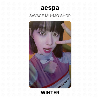 aespa SAVAGE MU-MO SHOP Official Photocard