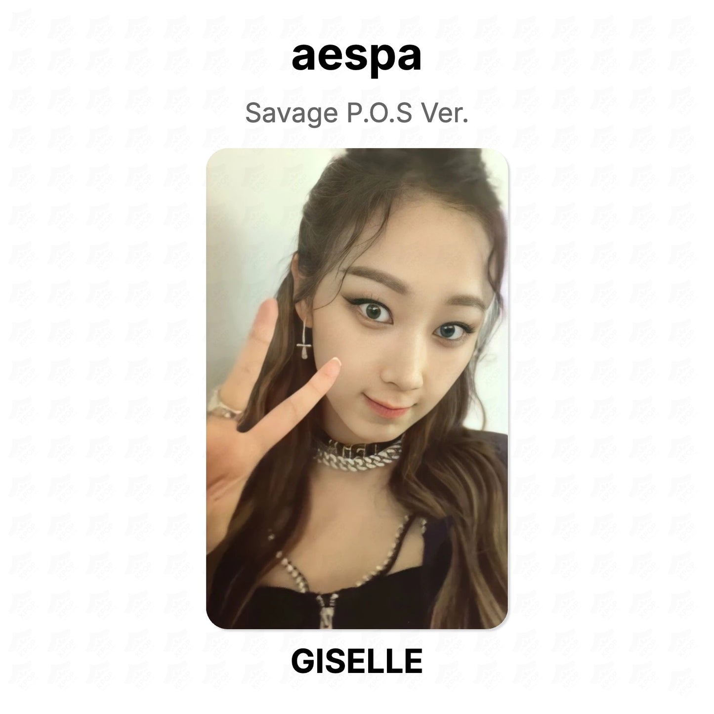aespa Savage P.O.S Ver. Official Photocard