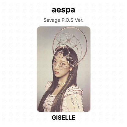 aespa Savage P.O.S Ver. Official Photocard