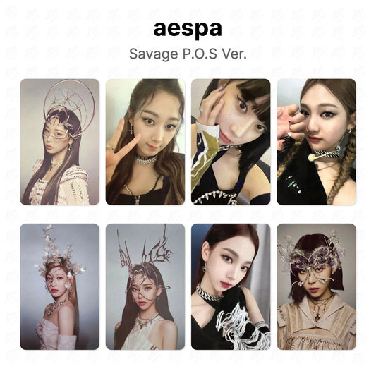 aespa Savage P.O.S Ver. Official Photocard
