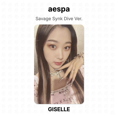aespa Savage Synk Dive Ver. Official Photocard