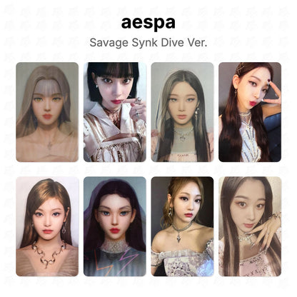 aespa Savage Synk Dive Ver. Official Photocard