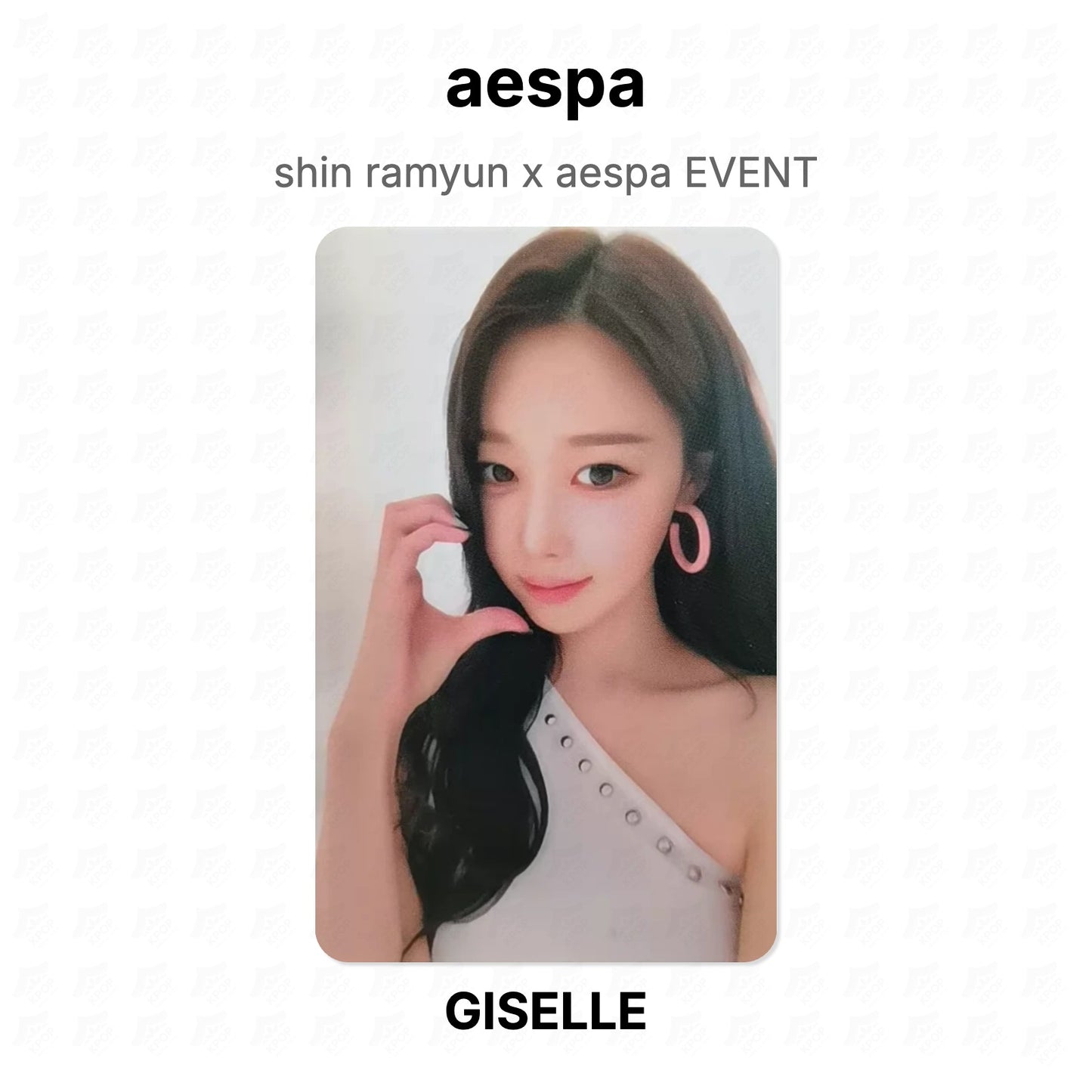 aespa shin ramyun x aespa EVENT Official Photocard