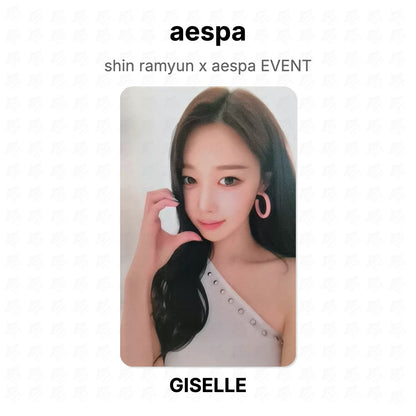 aespa shin ramyun x aespa EVENT Official Photocard