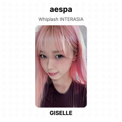 aespa Whiplash INTERASIA Official Photocard